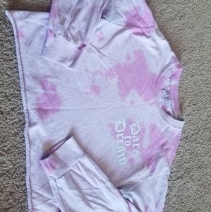 "Dare to dream" long sleeve crop top